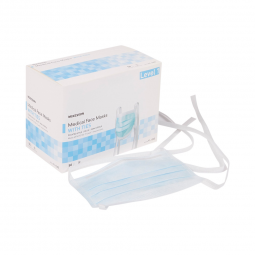 McKesson 91-1000-McKesson Classic Style Surgical Mask, Blue, Masks (BX) - McKesson Classic Style Sur