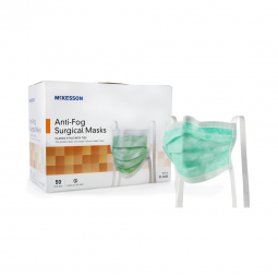 McKesson 91-1400-McKesson Classic Style Anti-Fog Surgical Mask, Green, Masks (CS) - McKesson Classic
