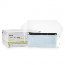 McKesson 91-2600-McKesson Procedure Mask with Eye Shield, Masks (BX) - McKesson Procedure Mask with 