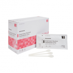 McKesson 988-McKesson Impregnated Swabstick, 70% Isopropyl Alcohol, Applicators & Swabsticks (BX)