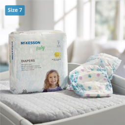 McKesson BD-SZ7-McKesson Baby Diaper, Size 7, Baby Diapers (BG) - McKesson Baby Diaper, Size 7