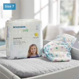 McKesson BD-SZ7-McKesson Baby Diaper, Size 7, Baby Diapers (CS) - McKesson Baby Diaper, Size 7