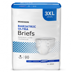 McKesson Ultra Bariatric McKesson BRBAR Ultra Plus Heavy Absorbency Bariatric Incontinence Brief, 3E