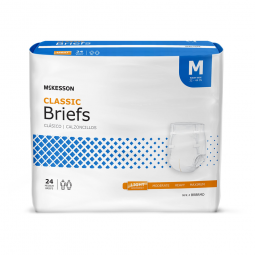 McKesson Classic McKesson BRBRMD Classic Light Absorbency Incontinence Brief, Medium (BG/24)