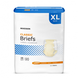 McKesson Classic McKesson BRBRXL Classic Light Absorbency Incontinence Brief, Extra Large (CS/60)