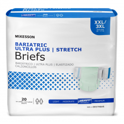 McKesson Ultra Plus Stretch McKesson BRSTRBAR-McKesson Ultra Plus Bariatric Incontinence Brief, Brie