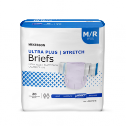 McKesson Ultra Plus Stretch McKesson BRSTRMR Ultra Plus Stretch Heavy Absorbency Incontinence Brief,