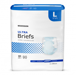 McKesson Ultra McKesson BRULLG-McKesson Ultra Heavy Absorbency Incontinence Brief, Large, Adult Brie