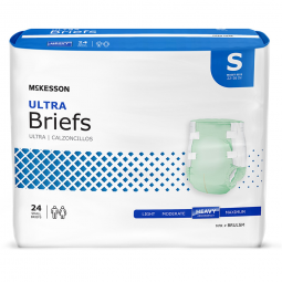 McKesson Ultra McKesson BRULSM Ultra Heavy Absorbency Incontinence Brief, Small (BG/24)