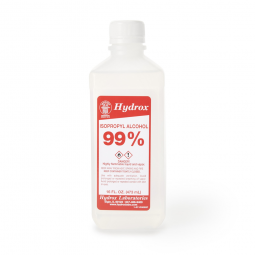 McKesson D0052 Isopropyl Alcohol, Concentrated 99% Strength Rubbing Alcohol for Technical Use, 16 oz
