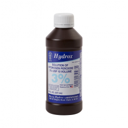 McKesson McKesson HDX-D0011-Hydrox Hydrogen Peroxide Antiseptic, 8 oz Bottle, First Aid Supplies (CS
