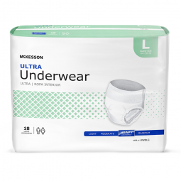 McKesson UWBLG Ultra Protective Underwear-72/Case