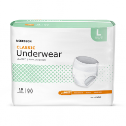McKesson Classic McKesson UWELG Classic Light Absorbent Underwear, Large (BG/18)