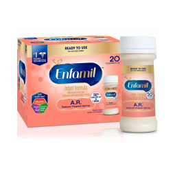 Enfamil A.R. Mead Johnson 145301-Enfamil A.R. Ready to Use Infant Formula, 2 oz Bottle, Baby Formula