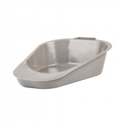 Medegen Medical Products H100-11-Medegen Fracture Bedpan, Gray, 1 Quart, Bedpans (CS)