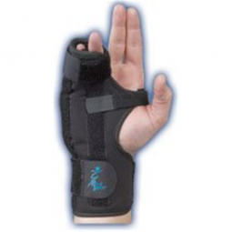 Med Spec Medical Specialties 223575-Boxer Fracture Brace Med Spec Aluminum/Felt Left Hand Black Larg