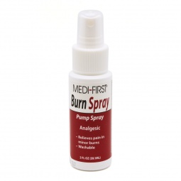 Medi-First Medique Products 22502-Medi-First Lidocaine Burn Relief, 2 oz Spray Bottle, First Aid