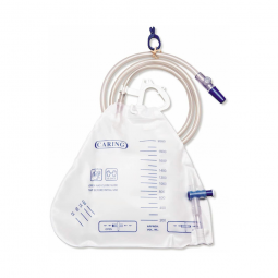 Medline DYNC1674 Urinary Drain Bag w/ Anti-Kink Drain Tube (20/Case)