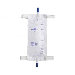 Medline DYND12578 Urinary Leg Bag w/ Twist Valve, 950 mL (48/Case)