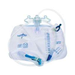 Medline DYND15203 Urinary Drain Bag w/ Metal Clamp (20/Case)