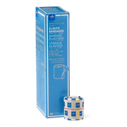 Matrix Medline MDS087002LF-Matrix Double Hook & Loop Closure Elastic Bandage, 2 Inch x 5 Yard, Compr