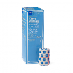 Medline Matrix MDS087003LF Double Hook & Loop Closure Elastic Bandage, 3 in x 5 yd (10/Box)