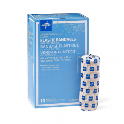Medline Matrix MDS087006LF Double Hook & Loop Closure Elastic Bandage, 6 in x 5 yd (10/Box)