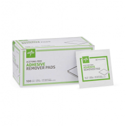 Medline MDS090855 Adhesive Remover, 1-1/4 x 1-1/2 in Wipe (1/Box)
