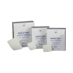 Medline Optifoam Basic MSC1133F Non-Adhesive w/out Border Foam Dressing, 3 x 3 in (10/Box)