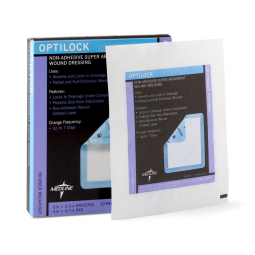 Medline OptiLock MSC6455EP Non-Adhesive Dressing, 5 x 5-1/2 in (10/Box)