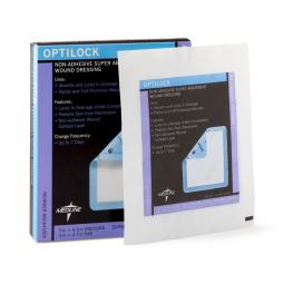 OptiLock Medline MSC6455EP-Optilock Nonadhesive Dressing, 5 x 5 Inch, Non-Adherent Dressings