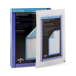 OptiLock Medline MSC64610EP-Optilock Nonadherent Dressing, 6 x 10 Inch, Non-Adherent Dressings (BX)