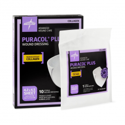 Puracol Plus Medline MSC8644EP-Puracol Plus Collagen Dressing, 4 x 4 Inch, Collagen (CS)