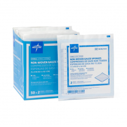 Medline NON21444-Avant Gauze Sterile Nonwoven Sponge, 4 x 4 Inch, Gauze Dressings (CS)