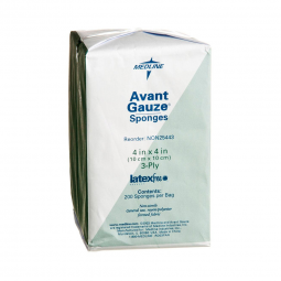 Medline NON25443-Avant Gauze NonSterile Nonwoven Sponge, 4 x 4 Inch, Gauze Dressings (CS)
