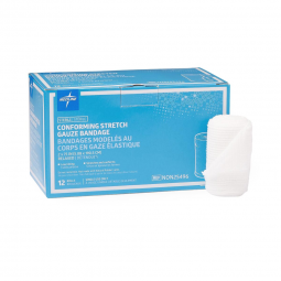 Medline NON25496-Sof-Form Sterile Conforming Bandage, 2 x 75 Inch, Gauze Dressings (BX)