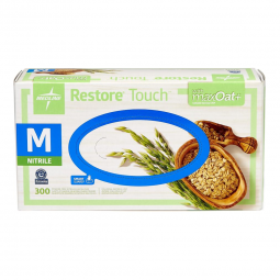 Restore Touch Medline OAT3002-Restore Touch Nitrile Exam Glove, Green, Medium, Exam Gloves (BX)