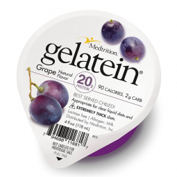 Gelatein Medtrition/National Nutrition 11681 Oral Supplement Gelatein Grape Gel 4 oz Cup (CS)
