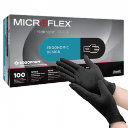 MICROFLEX MidKnight Touch 93-737 Microflex Medical 93732100-Microflex MidKnight Touch 93-737 Nitrile