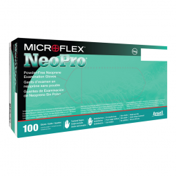 NeoPro Microflex Medical NPG-888-M-NeoPro Polychloroprene Exam Glove, Medium, Green (BX/100)
