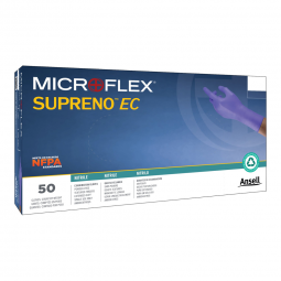 Supreno EC Microflex Medical SEC-375-L-Supreno EC Nitrile Extended Cuff Length Exam Glove, Large, Bl