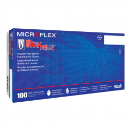 Ultrasense Microflex Medical US-220-S-Ultrasense Nitrile Exam Glove, Small, Blue, Exam Gloves (CS)