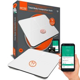 MOBI 700029 Smart Wi-Fi Total Body Composition Scale - BMI - 18 Body Measurements
