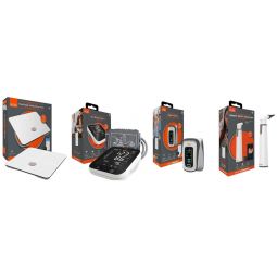MOBI 70313 Connect Complete Bundle - Smart BP Monitor, Body Comp Scale, Pulse Oximeter, Camera Otosc