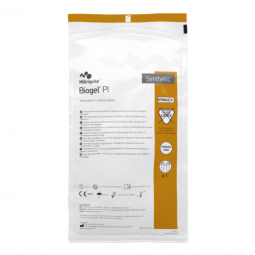 Biogel PI Molnlycke 40865-Biogel PI Polyisoprene Surgical Glove, Size 6.5, Straw Color, Exam Gloves 