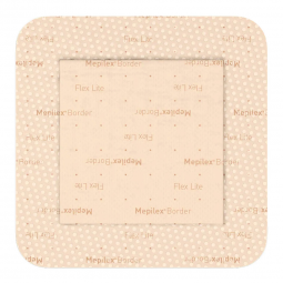 Mepilex Border Flex Lite Molnlycke 581500-Mepilex Border Flex Lite Silicone Foam Dressing, 6 x 6 Inc