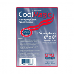 CoolMagic MPM Medical MP00208-CoolMagic Hydrogel Dressing, 6 x 8 Inch, Hydrogels