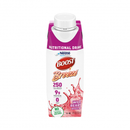Boost Breeze Nestle Healthcare Nutrition 00043900685601-Boost Breeze Wild Berry Nutritional Drink, 8