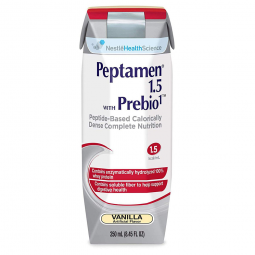 Peptamen 1.5 with Prebio 1 Nestle Healthcare 10043900349586 Peptamen 1.5 with Prebio 1 Vanilla (CS/2