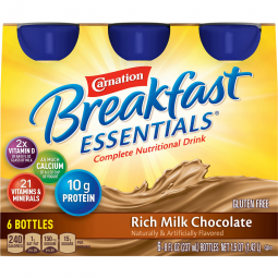 Nestle Healthcare 12230369 Carnation Breakfast Essentials, Chocolate (PK/6)